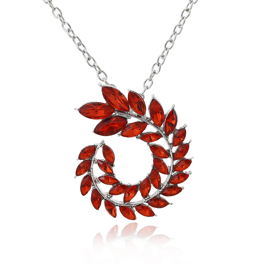 N552 Silver XIYANIKE Модные полые спиральные Красочные листья очаровательные серьги-капли Стразы для женщин пирсинг трендовые ювелирные изделия - Окраска металла: N552 Silver