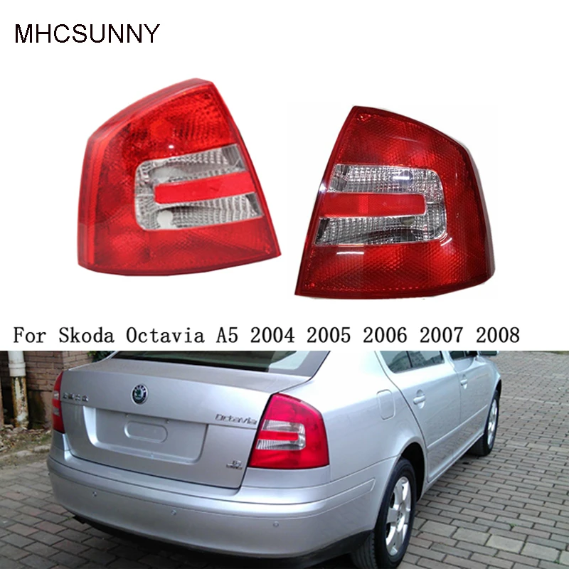 Хвост светильник тормозной лампы для Skoda Octavia A5 2004 2005 2006 2007 2008 2009 авто Стайлинг