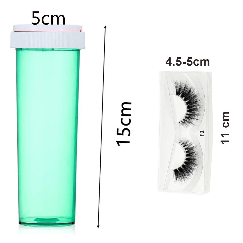 Empty Eyelash Package Boxes - Retail/Wholesale Lashes Pill Boxes Packaging and Holder - Bulk, Custom Brand Label Sticker image 3