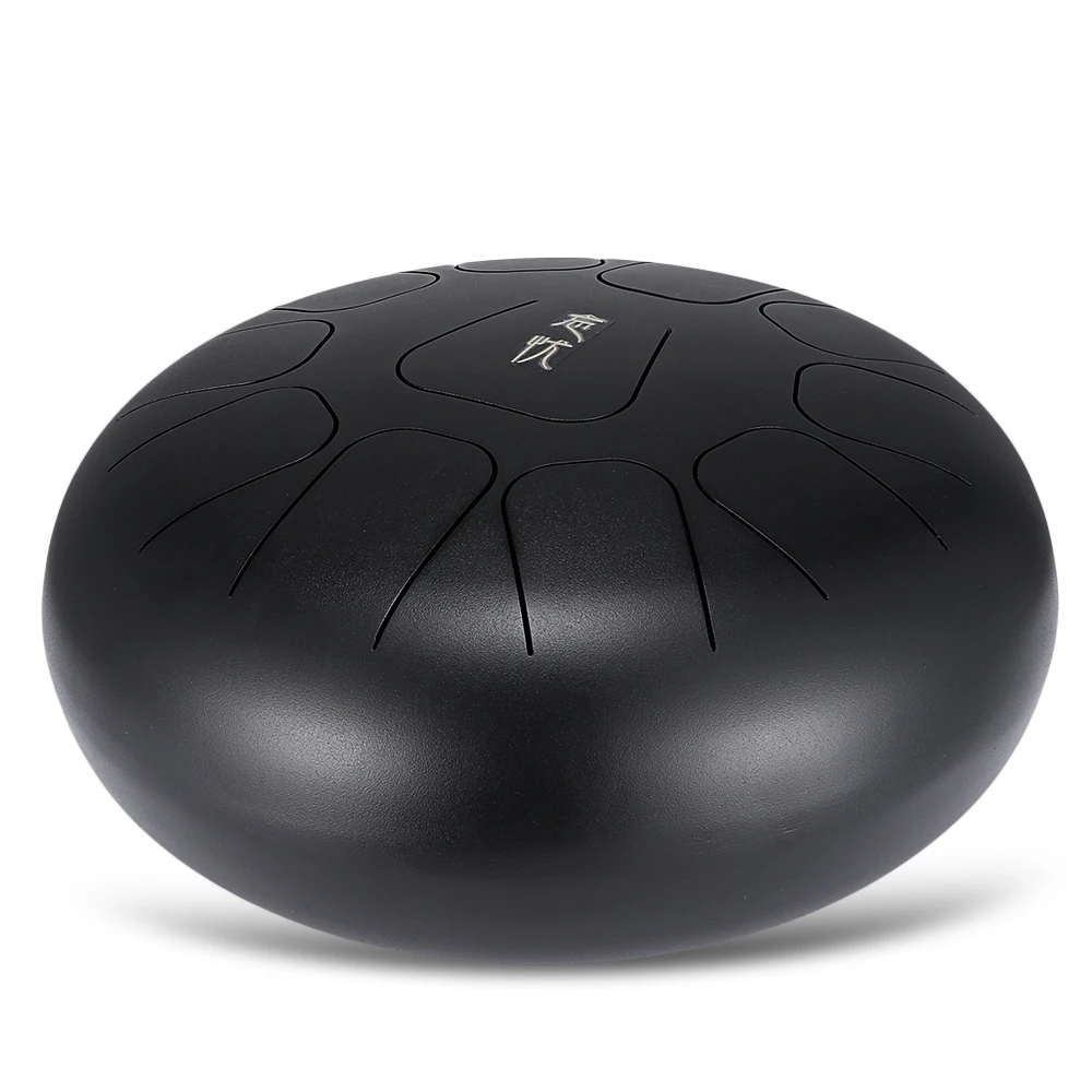 12 дюймов мини-барабан 11 тон Сталь язык ударных Handpan инструмент с сумкой для переноски Музыкальные инструменты
