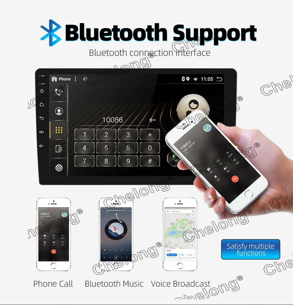 2din Android 9,0 Ouad Core PX6 Автомагнитола стерео для Honda CRV 2006-2011 gps Navi Аудио Видео плеер Wifi BT HDMI DAB