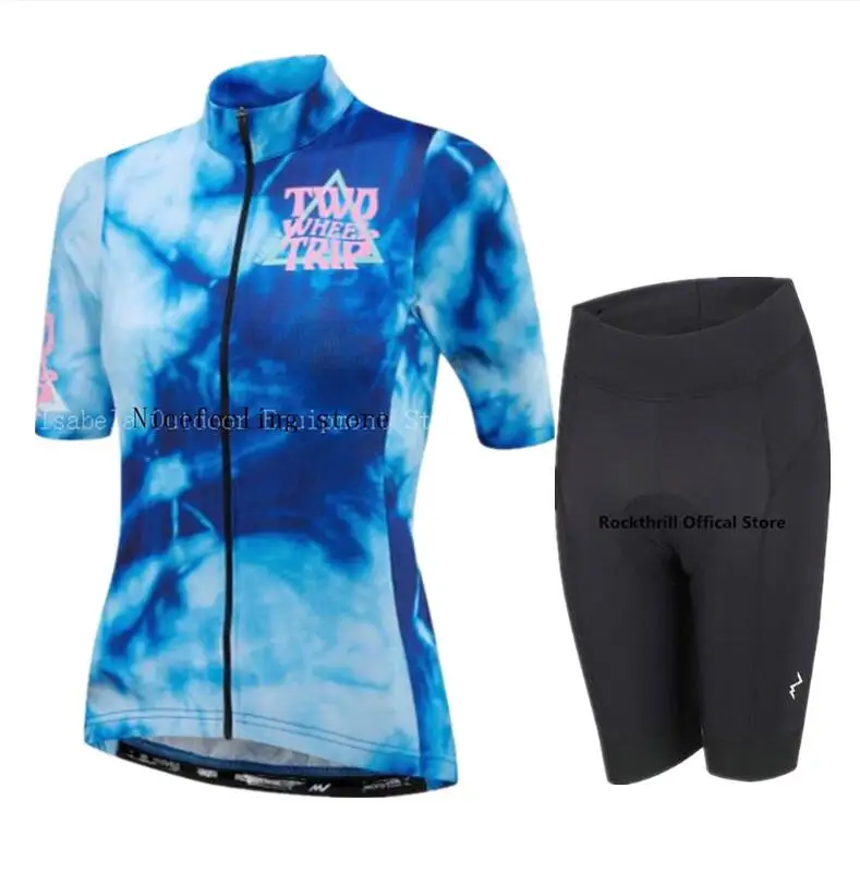 Morvelo для женщин Велоспорт Джерси комплект с коротким рукавом быстро сохнет
