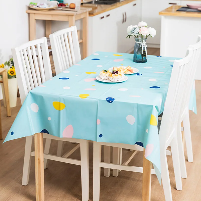 Скандинавская скатерть водонепроницаемая не обжигающая без масла пластиковая
