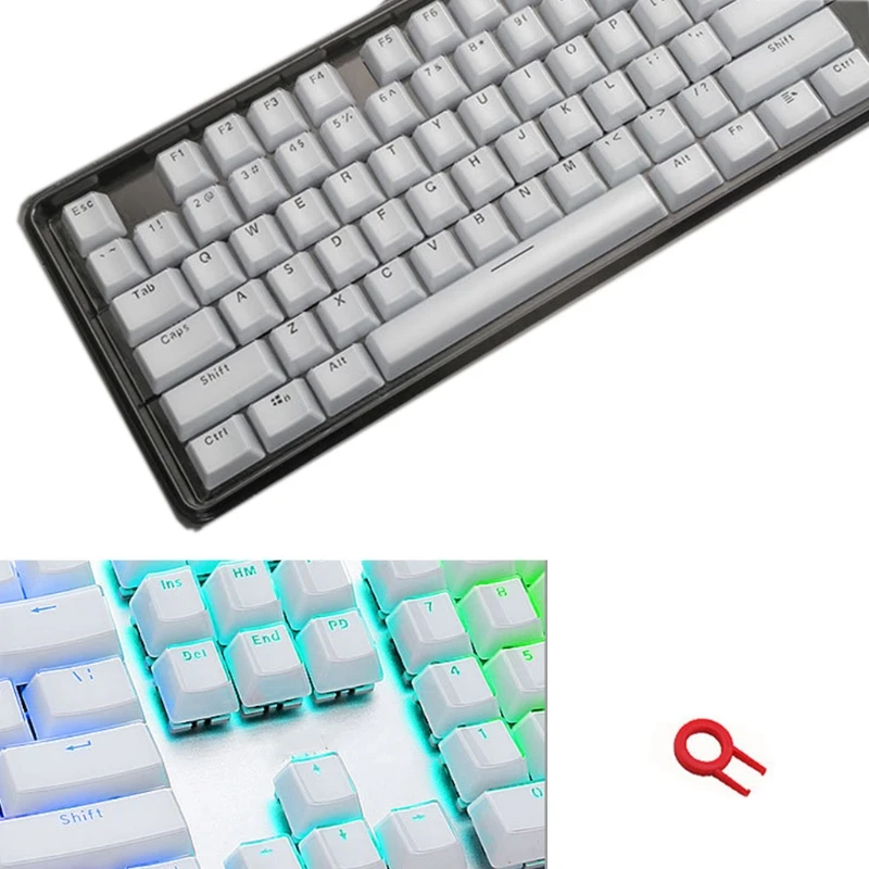 Low Profile Keycap Set for cherry MX Backlit Mechanical Keyboard Crystal Edge P9YA | Компьютеры и офис