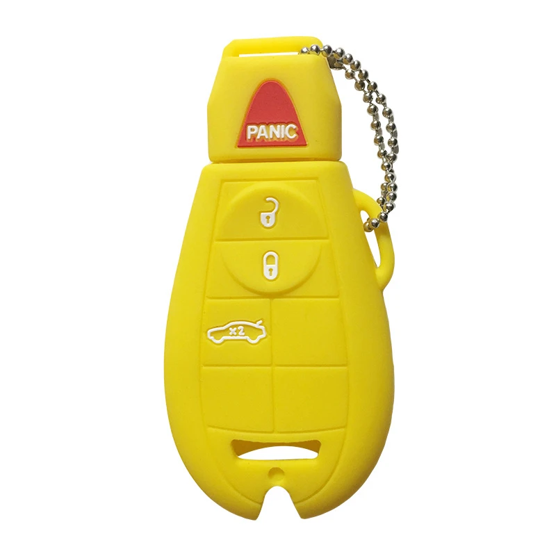 Силиконовый чехол для ключей Jeep Dodge JCUV зарядное устройство Ddart Challenger Magnum Journey джип