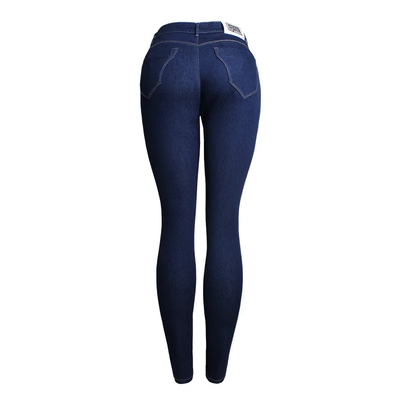

Women Push Up Hip Pencil Lift Skinny Jeans Cotton High Elastic Pocket Jeans Leggings Woman Stretch Slim Fit Denim Pants Trousers