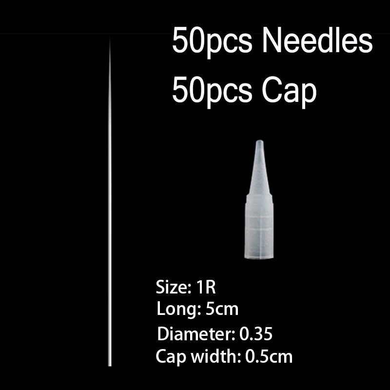 1R 50pcs Cap 50pcs 35000 об/мин Перманентный макияж машина подводка для бровей карандаш для губ микро-игольчатая ручка 110-240 В микроблейдинг тату принадлежности карандаш для бровей инструменты - Цвет: 1R 50pcs Cap 50pcs
