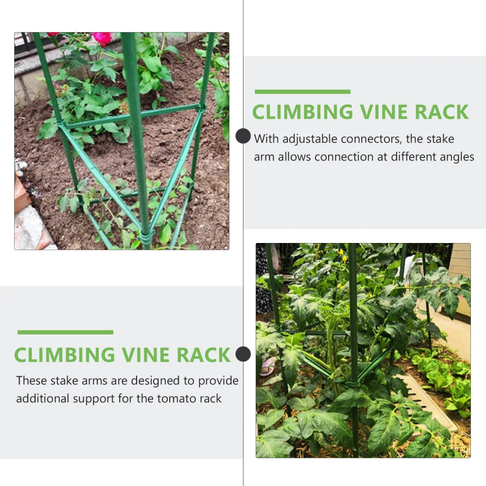 

50pcs Expandable Trellis Plant Support Connectors For Plant Stakes