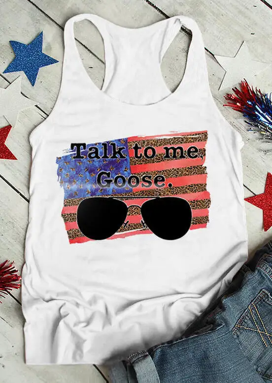 Женская майка с принтом леопардовой расцветки без рукавов |