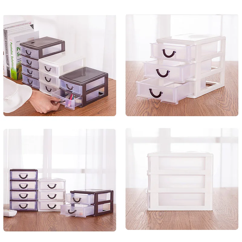 Drawer Durable Plastic Office Table Desktop Debris Cosmetic Style Holder Storage Box DIN889 | Дом и сад