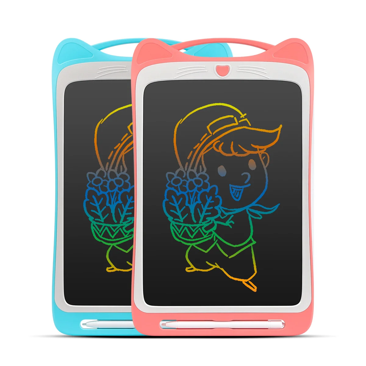 Портативный электронный ЖК-планшет для рисования с кнопкой защиты от износа 8 5/12