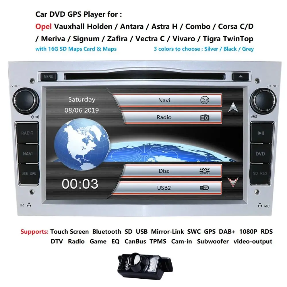 2 DIN DVD GPS для Vauxhall Opel Astra H G J Vectra Antara Zafira Corsa мультимедийный экран автомобильное