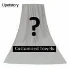 Upetstory Быстрый сушильный душ Ванная комната Полотенца руки плавательного Бассеина Полотенца изготовленный на заказ Ваш образ Племенной уход за кожей лица Одеяло для занятий йогой