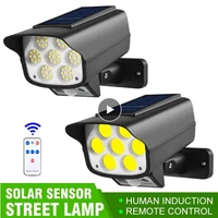 solar lamp solar monitoring garden lamp human body induction motion sensor simulation fake camera outdoor light street spotlight