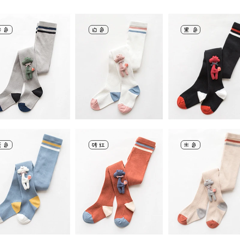 Детские колготки для девочек с мультяшным оленем детские мультяшными животными