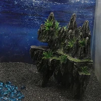 super large aquarium decoration artificial resin rockery fishtank landscaping mountain aquascape decor landscape accessories