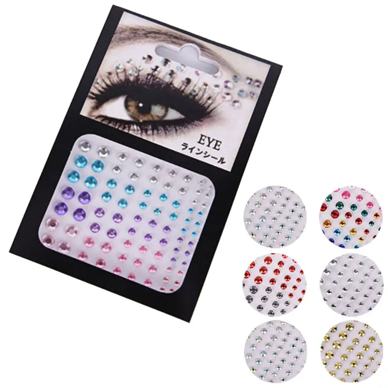 Внешний вид искусственный кристалл временная татуировка глаза фестиваль