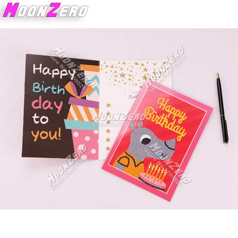 Алмазный живописный орнамент милый рисунок животного карта Мозаика из круглых