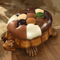 home decor living room furniture nordic solid wood footstool creative tea table stool shoe changing stools turtle chair seat