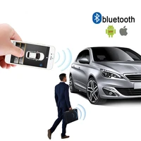 universal pke keyless entry central locking app bluetooth car alarm system 686b mobile phone turns onoff the lock twice