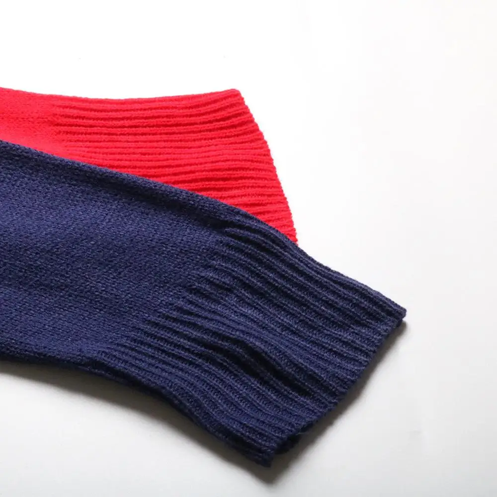 

Fashion Patchwork Colors Bat Sleeve Women Sweater O Neck Long Sleeve Kpop Style Sweater Autumn Winter Knitting Sweaters #15