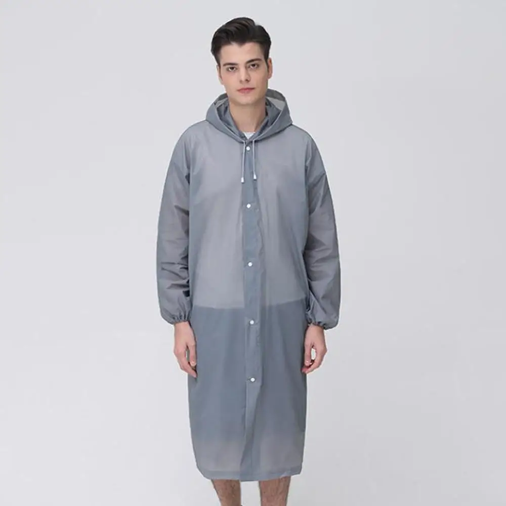 Модный прозрачный дождевик унисекс EVA портативный для путешествий на открытом