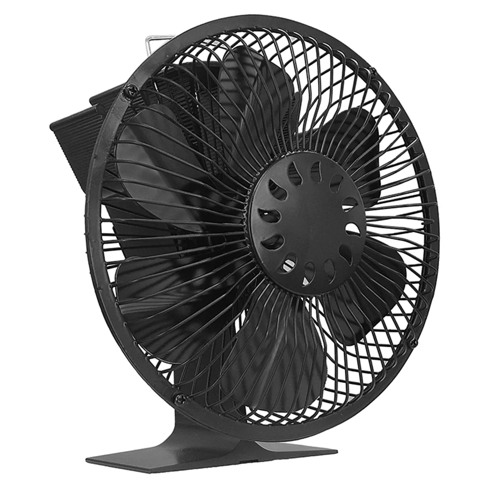 

Вентилятор для дровяной плиты, практичный вентилятор для плиты, 1 шт., 6 лезвий