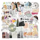 103050 шт., водостойкая наклейка на ноутбук, гитару, скейтборд