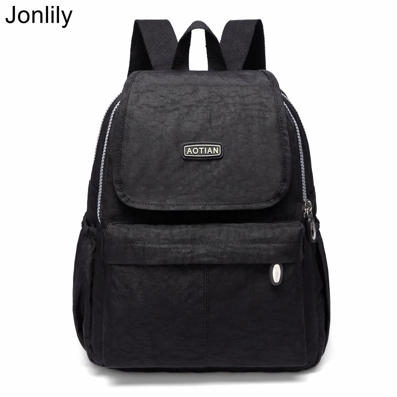 

Женский высококачественный нейлоновый рюкзак Jonlily, дорожная сумка через плечо, Женский Модный повседневный рюкзак, городской рюкзак, Подростковый кошелек-KG408