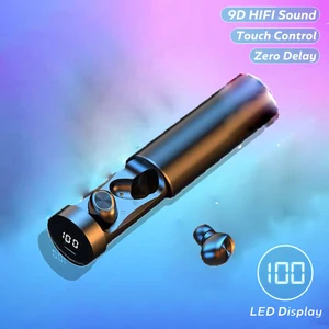 sport bluetooth earphones b9 tws earphone 8d hifi wireless with mic earbuds gaming music headset for xiaomi huawei iphone airpod free global shipping