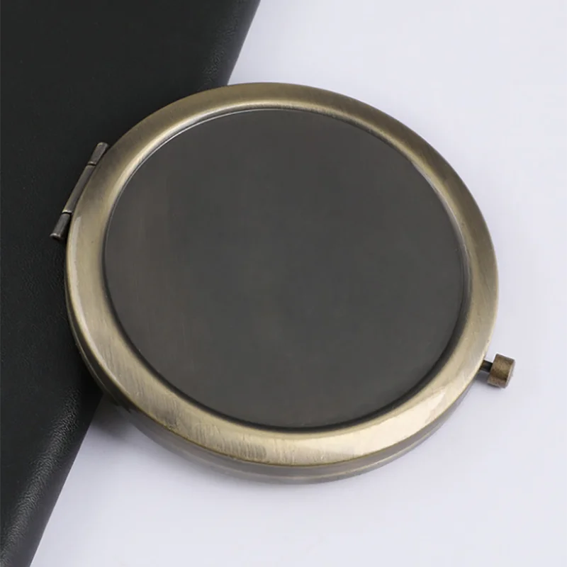 5pcs 70mm Makeup Mirrors Metal Blank Portable Compact Mirror Rose Gold/Silver/Bronze/Gold For DIY Girl's Women Cosmetic Beauty