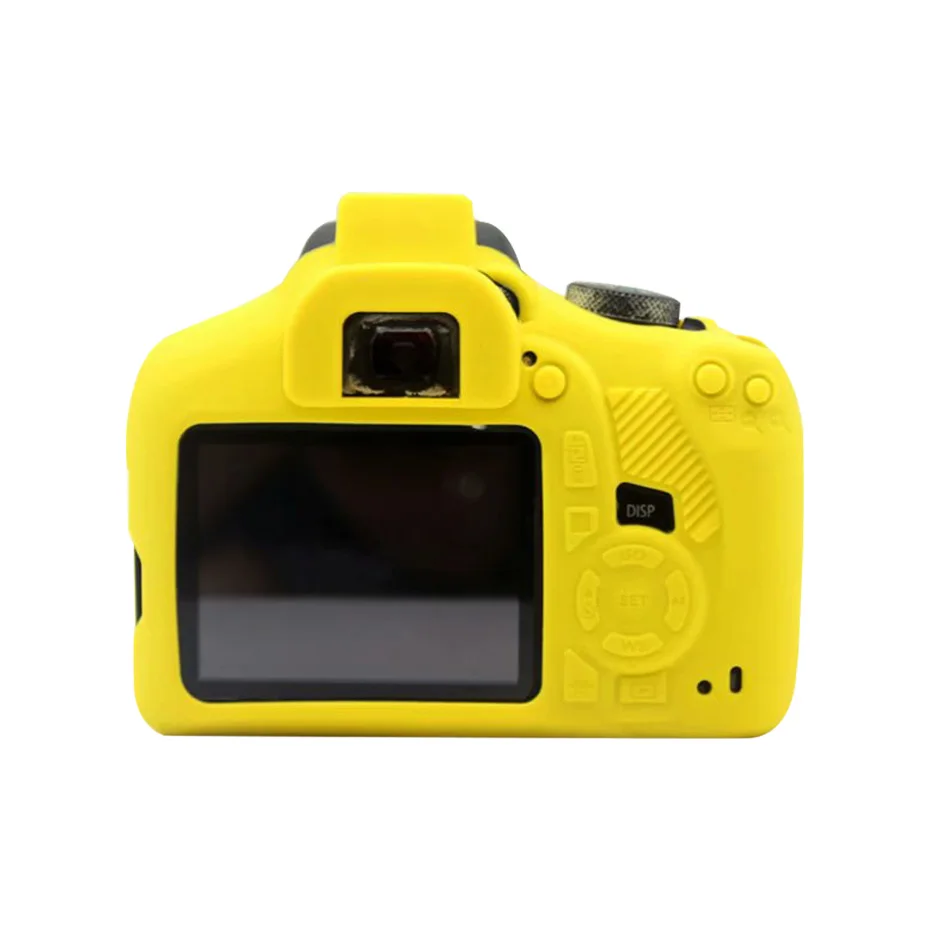 Сумки для камеры Canon EOS 1300D 1500D Мягкий силиконовый чехол цвет резиновый чехол для Canon EOS Rebel T6 Камера Сумка Открытие батареи