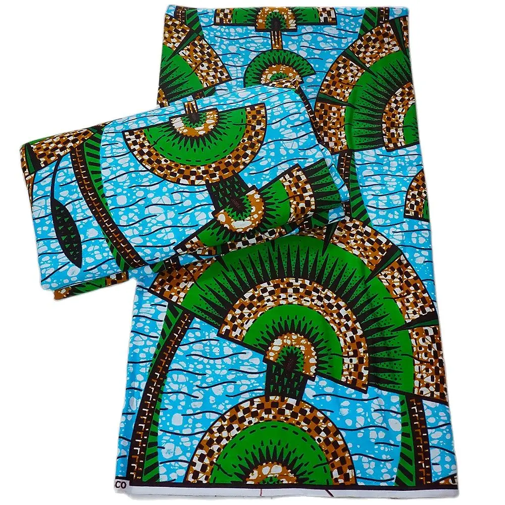 

Ткань из 100% хлопка с Африканским вощеным принтом, Анкара, швейное вечернее платье, свадебное платье, Африка 2021, Новое поступление, пояс, 6 ярд...