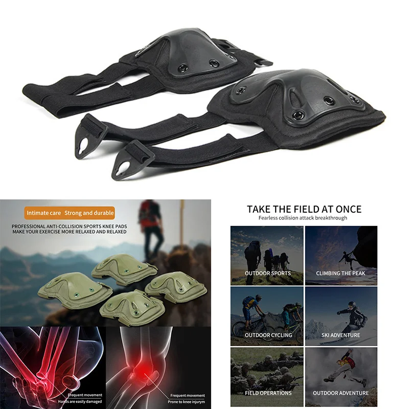 Knee Pad Elbow Protector Double Buckle Elastic Tape Body Joint Protection Durable Soft Safety Sports Accessories | Спорт и
