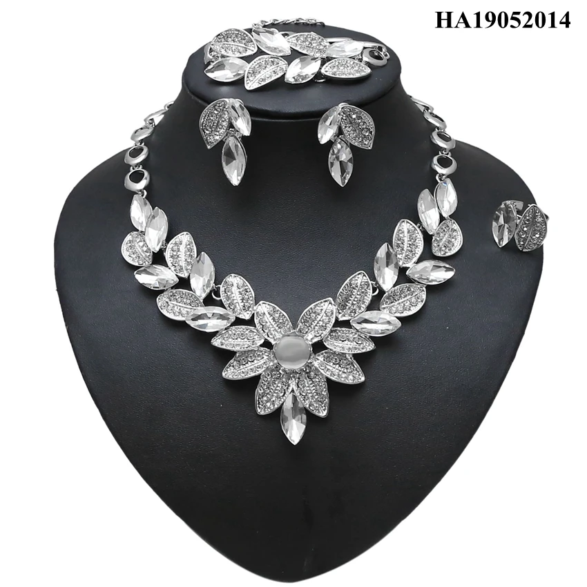 

Ювелирные наборы Yulaili в африканском стиле высшего качества, ожерелье, серьги, браслет, кольцо для женщин, аксессуары для вечеринки и свадьбы