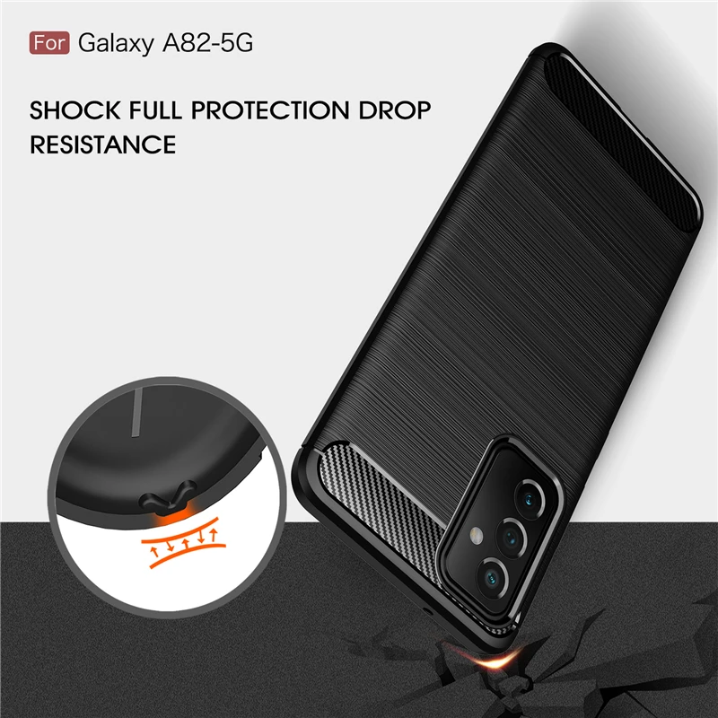 For Samsung Galaxy A82 Case Silicone Shell Soft Fundas Rubber Protective Case For Samsung A82 Cover For Samsung Galaxy A82 5G