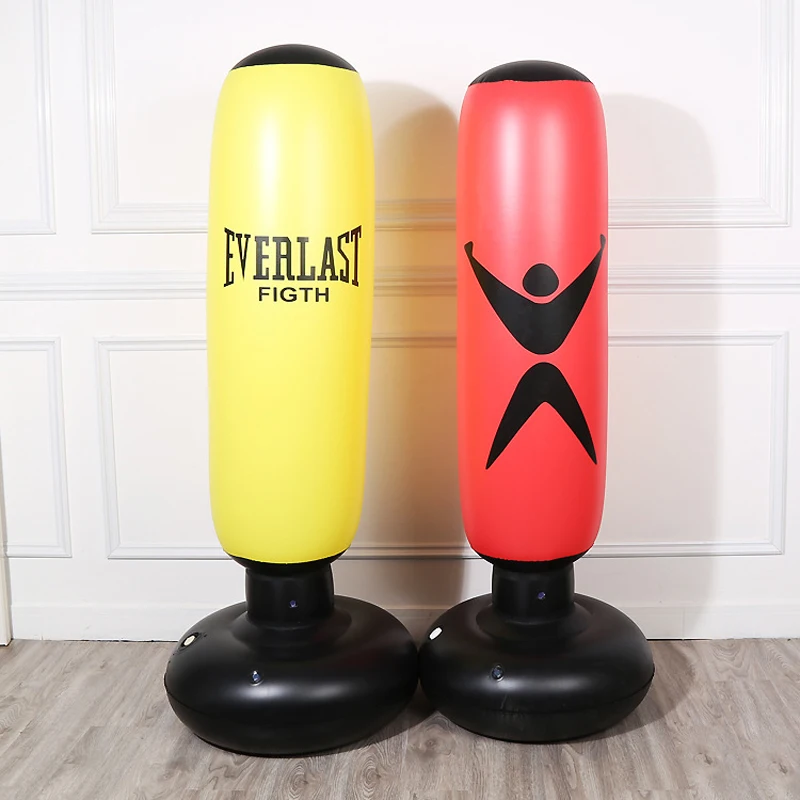 

Inflatable Sandbag Punching Bag Stress Punch Tower Free Stand Tumbler Boxing MMA Target Speed Bag For Teenagers Outdoor Toys