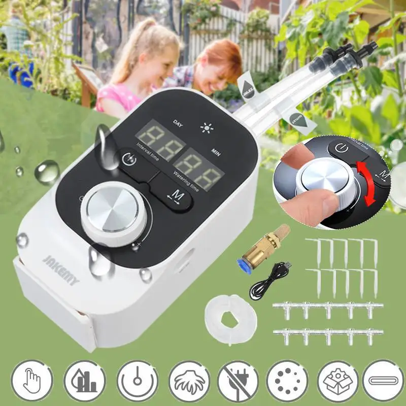Micro Automatic Drip Irrigation System with 10M Hose Tube Home Sprinkler Garden Plant Auto Watering Kits