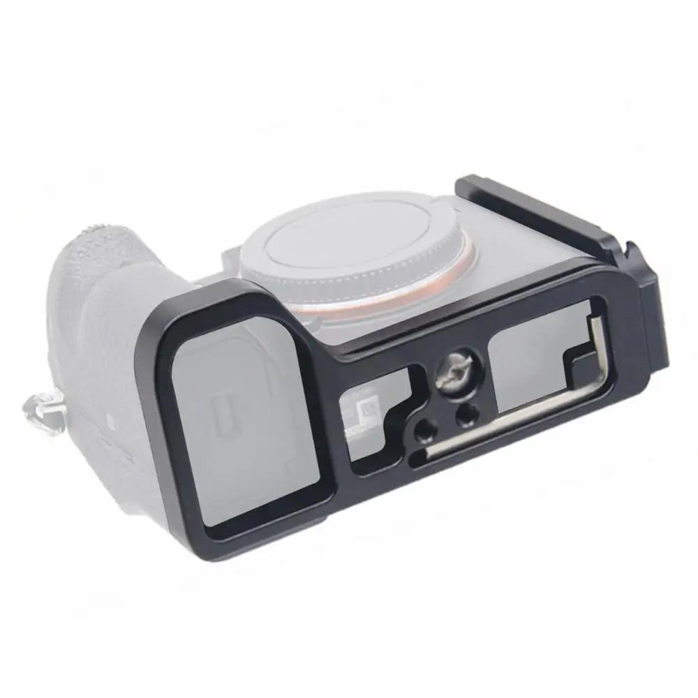 

L-образный Профессиональный кронштейн для штатива с быстроразъемной пластиной и основанием для рукоятки для Sony A92 A9II A6600 SLR Аксессуары для ка...