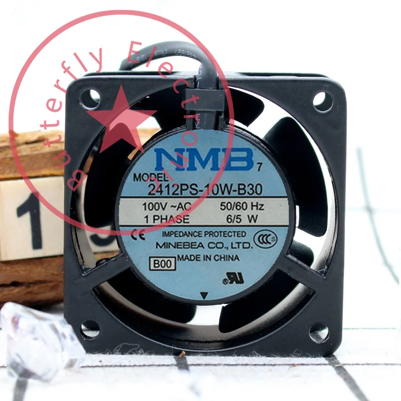 

Новый оригинальный вентилятор охлаждения переменного тока 100V-AC 2412PS-10W-B30, 60*60*30 мм, 6 см, 6030
