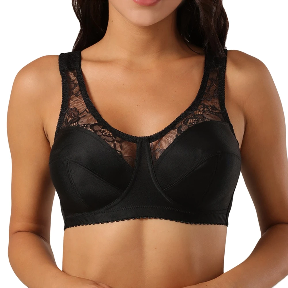 

Women's Thin Lace Bra Ladies Sleep Brassiere Underwear