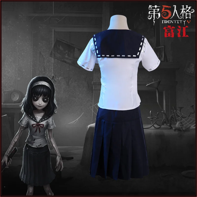 

Anime Game Identity V Yidhra Cosplay Costume Sailor Uniform Girl Women Lolita Shirt Skirt Suit Halloween Carnival Party Sets