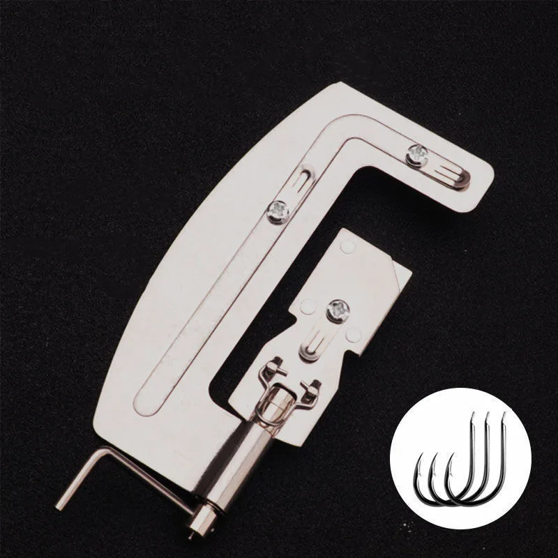 Полуавтоматический рыболовный крючок приспособление для привязывания лески