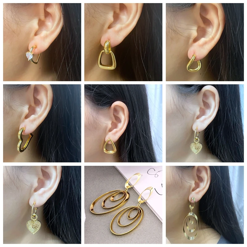 

Женские серьги-подвески в Корейском стиле, из серебра 925 пробы