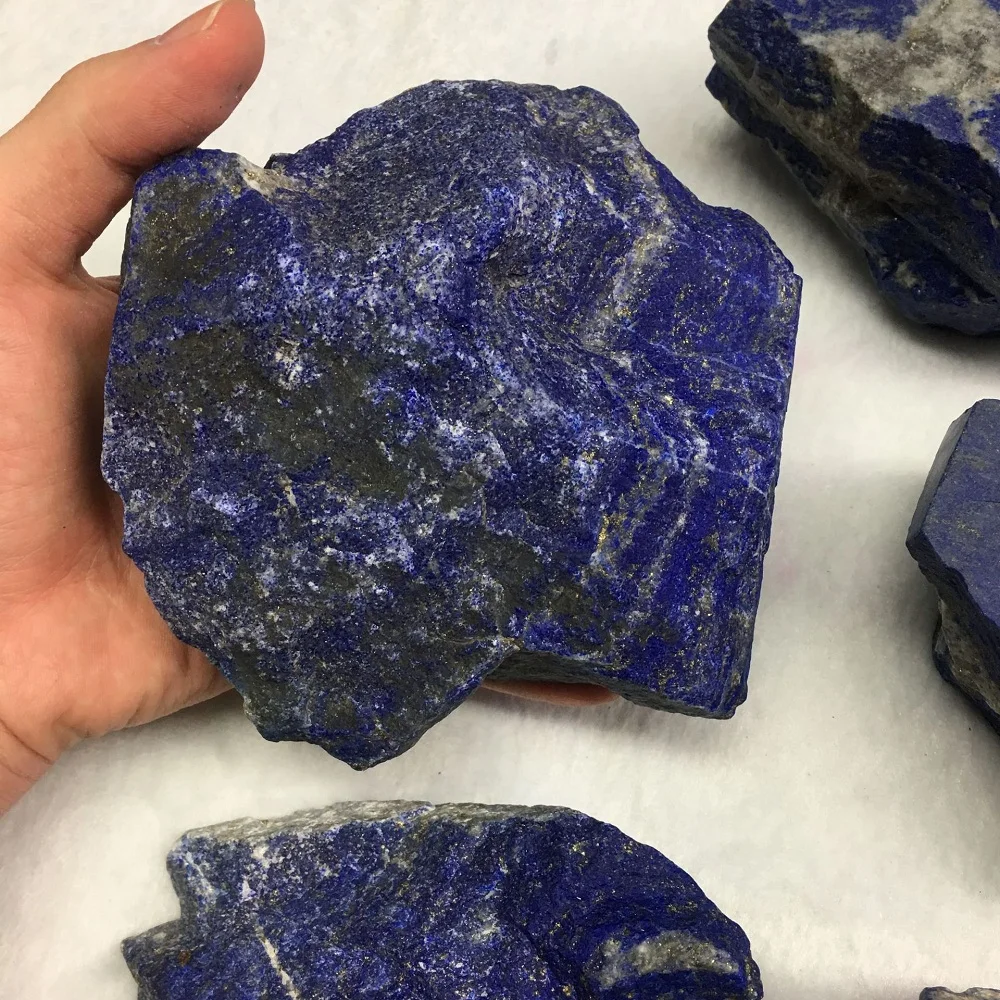 Хрустальный необработанный натуральный минеральный Лазурит грубый драгоценный
