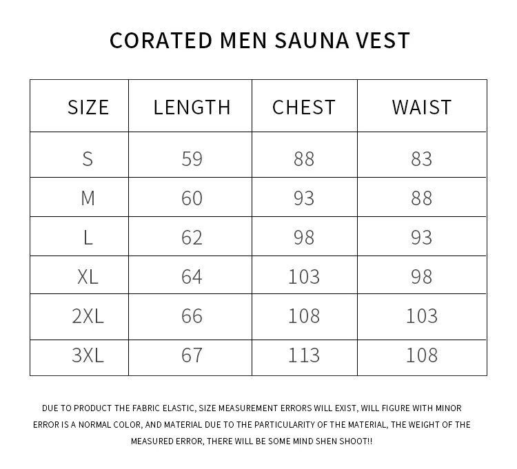 

MUMU Men Neoprene Shapewear Fitness Waist Vest Sports Waist Sweat Body Corset Weighted Vest Shapewear Fajas Colombianas