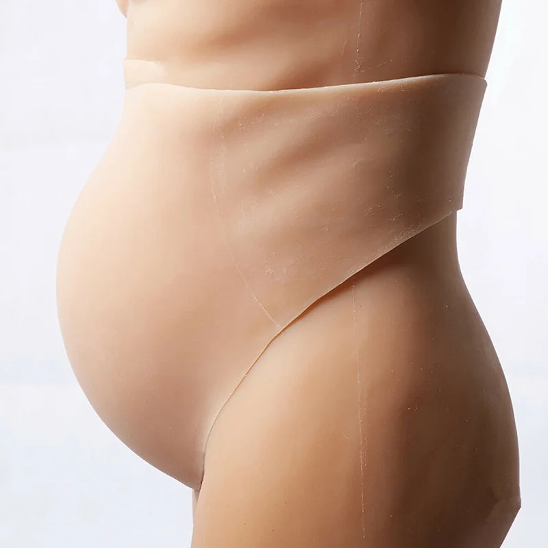 Pregnant Belly Pad Tummy FULL SILICONE New Design 3 Sizes Hollow Props Weight Lighter Without Velcro | Женская одежда
