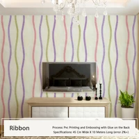 0 45mx10m pvc self adhesive wallpaper thickening waterproof living room bedroom stripe sticker home decoration hotel project