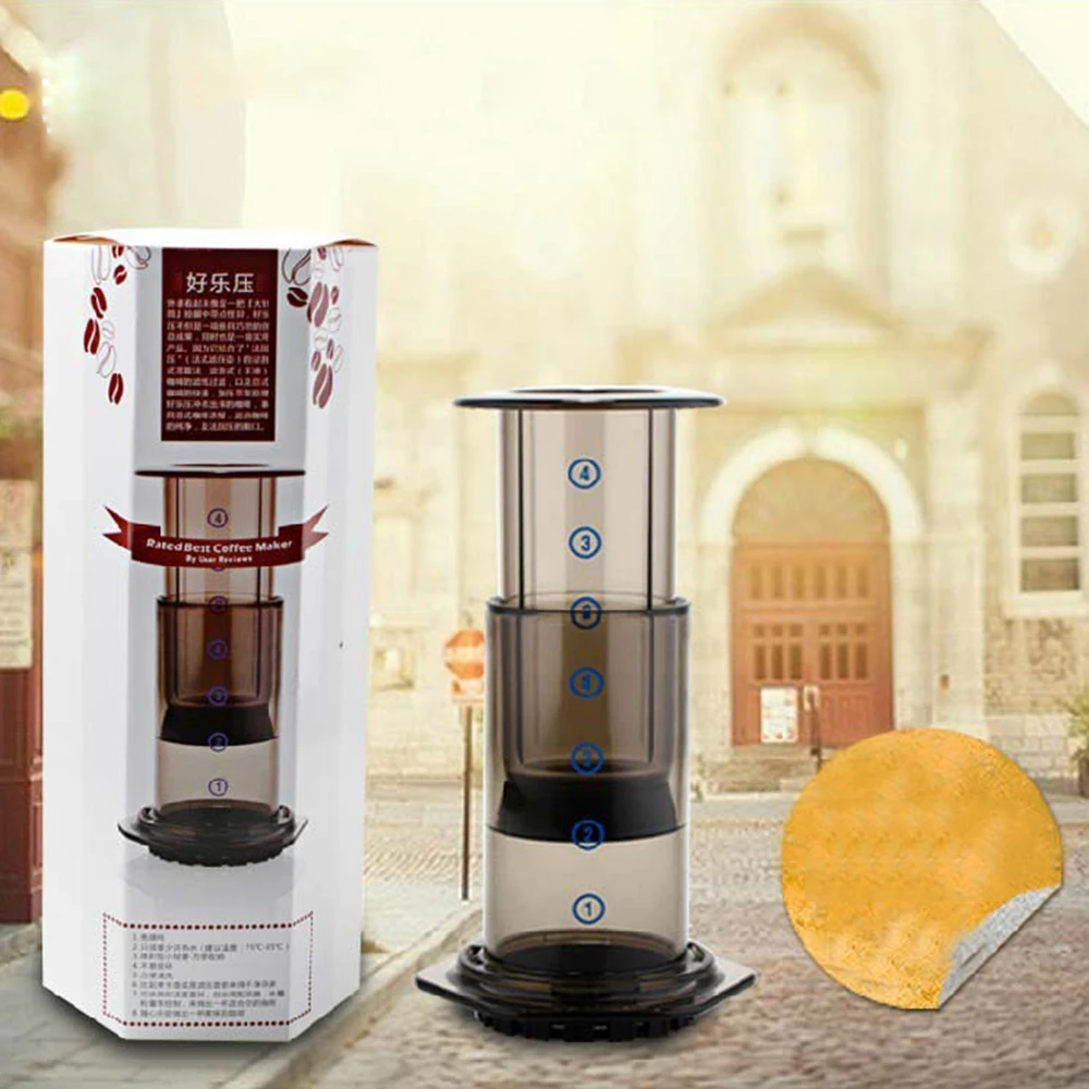 1 шт. портативный кофейник с фильтром кофейная чашка уличная дорожная ручной