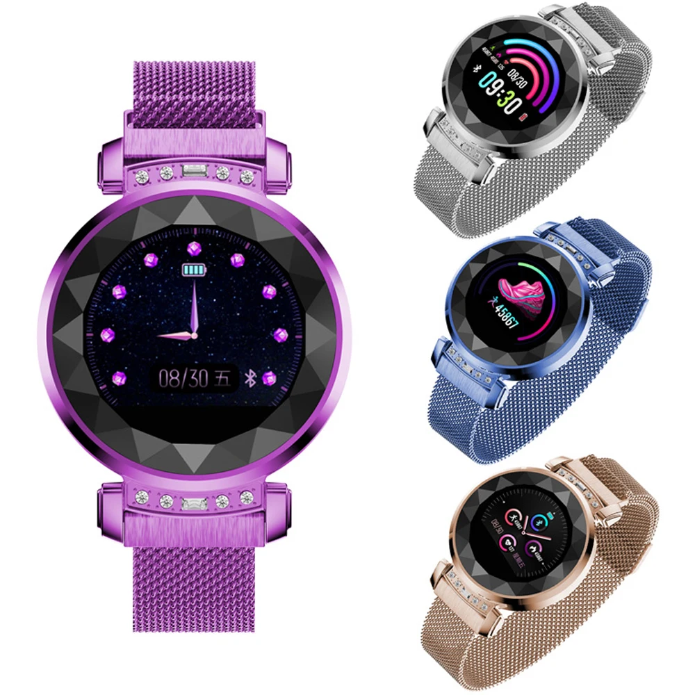 Greentiger SL08 женские Смарт-часы IP68 водонепроницаемый монитор сердечного ритма умный